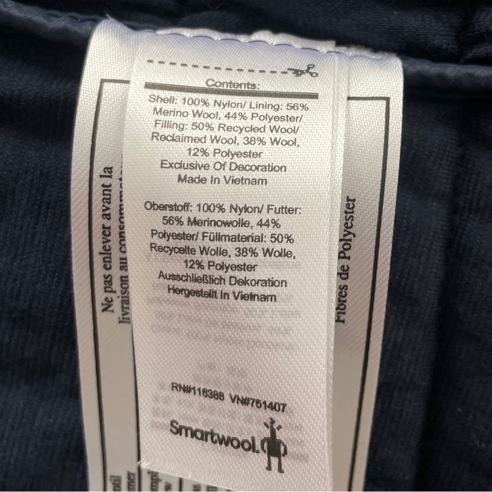 NWT Smartwool SmartLoft 120 Lightweight Wool Skirt Navy Size Medium - Picture 10 of 15